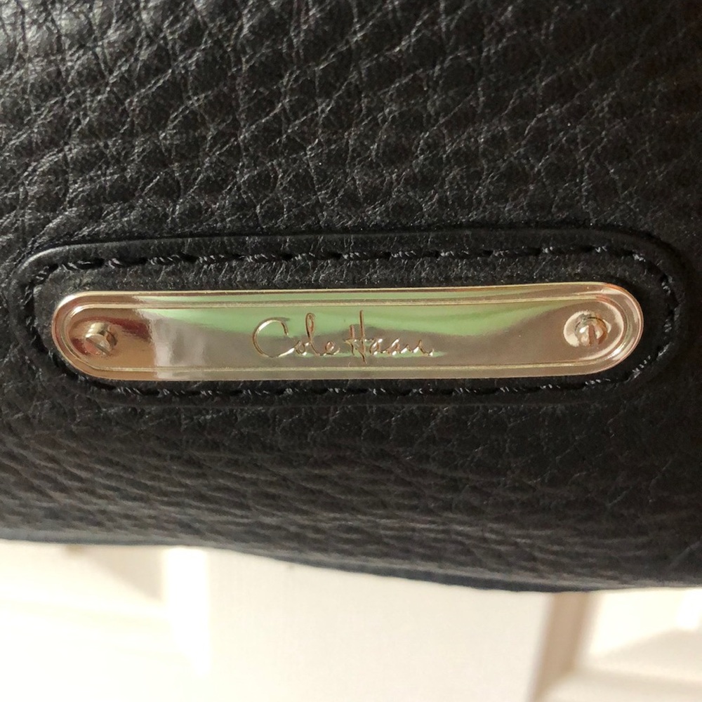 Black Cole Haan Genuine Leather Handbag - Picture 2 of 5